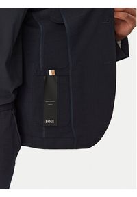 BOSS Marynarka C-Hanry-252 50540784 Granatowy Slim Fit. Kolor: niebieski. Materiał: syntetyk