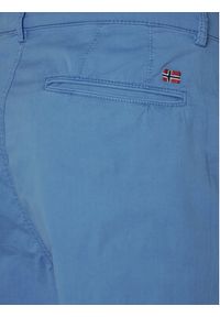 Napapijri Chinosy M-Puyo NP0A4H98 Niebieski Slim Fit. Kolor: niebieski. Materiał: bawełna #7