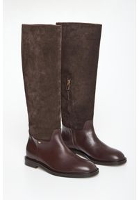 Baldinini - Kozaki damskie zamszowe BALDININI. Materiał: zamsz #1