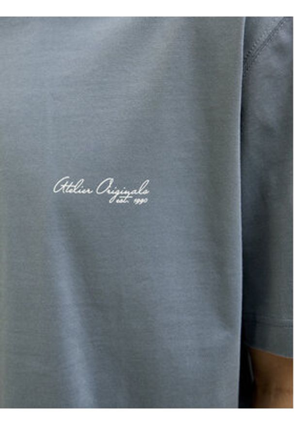 Jack & Jones T-Shirt Islington 12273015 Niebieski Loose Fit. Kolor: niebieski. Materiał: bawełna