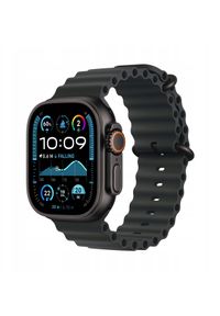 APPLE - Smartwatch Apple Watch Ultra 3 GPS + Cellular 49mm Black Titanium / Ocean Band Czarny (MF0J4QF/A). Rodzaj zegarka: smartwatch. Kolor: czarny