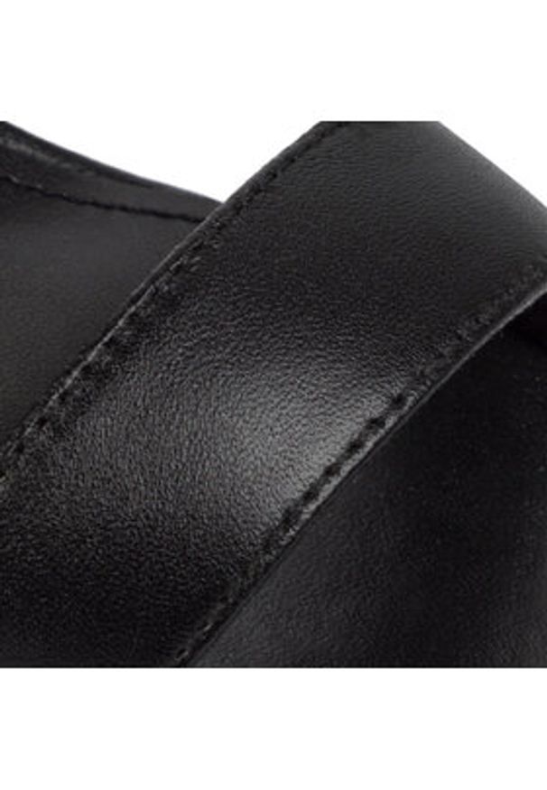 Steve Madden Sandały Carrson SM11000008-03001-017 Czarny. Kolor: czarny. Materiał: skóra