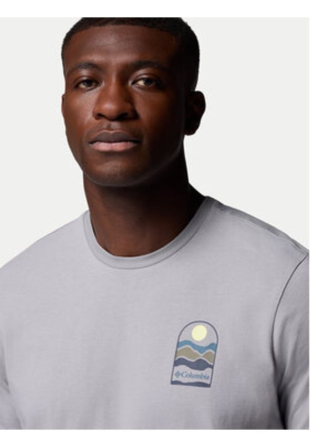 columbia - Columbia T-Shirt Explorers Canyon™ 2036451 Zielony Regular Fit. Kolor: zielony. Materiał: bawełna