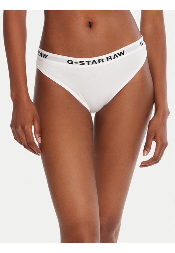 G-Star RAW - G-Star Raw Komplet 3 par fig klasycznych D23775-D516 Biały. Kolor: biały. Materiał: bawełna