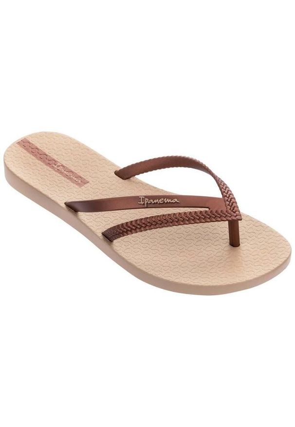 Japonki plażowe damskie Ipanema Bossa Fem. Okazja: na plażę. Kolor: beżowy. Styl: sportowy