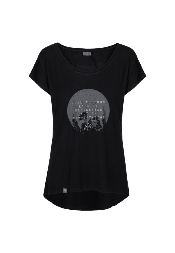 Damski t-shirt Kilpi ROISIN-W. Kolor: czarny