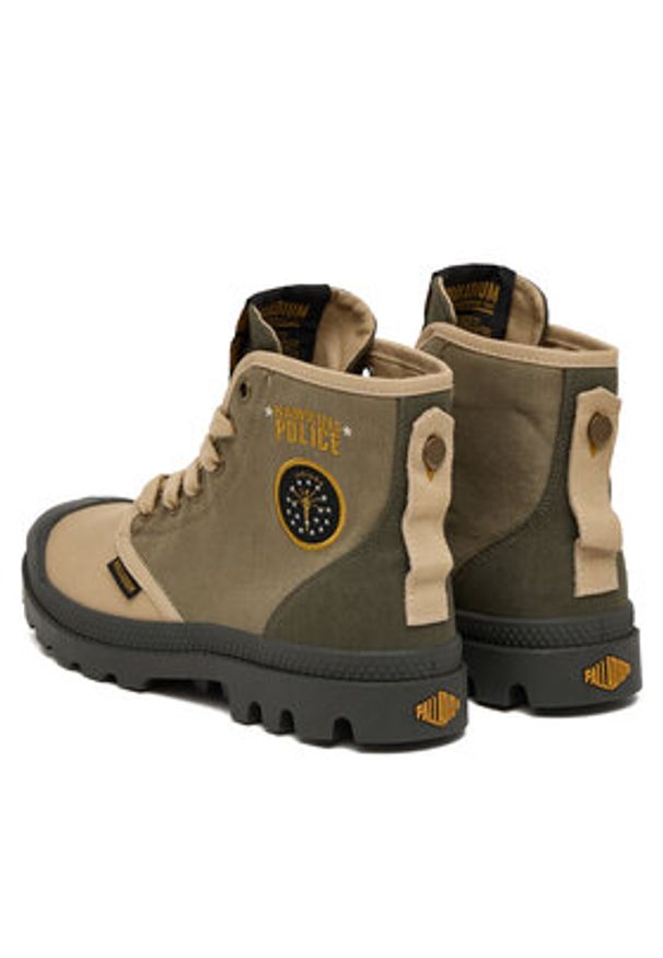 Palladium Trapery Pampa Hawkins Police 94624-308-M Zielony. Kolor: zielony. Materiał: materiał