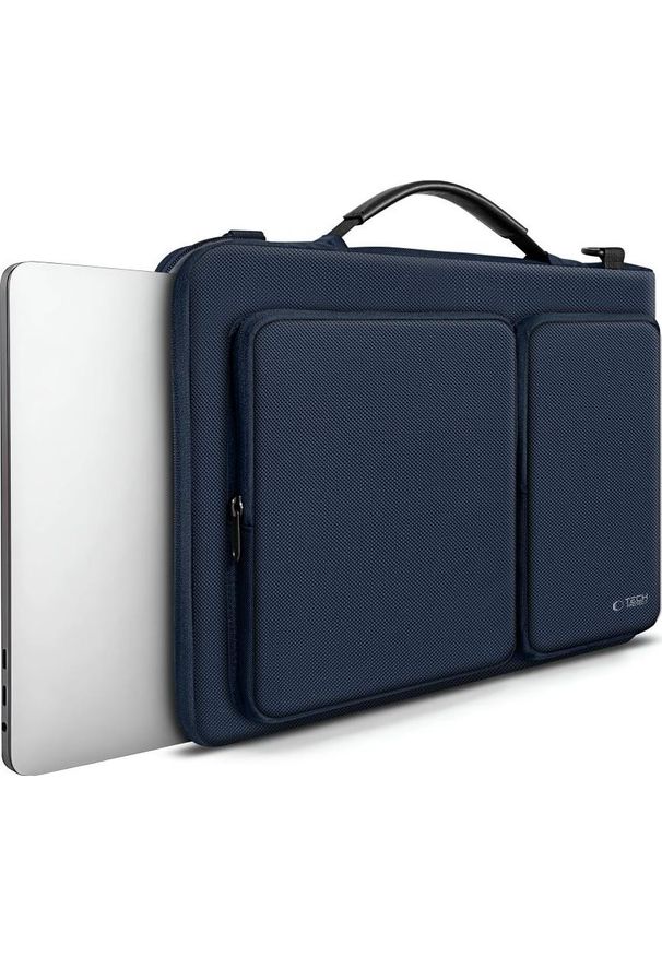 TECH-PROTECT - Torba Tech-Protect Defender Bag Laptop 15-16 granatowy. Kolor: niebieski. Materiał: materiał. Styl: elegancki, casual