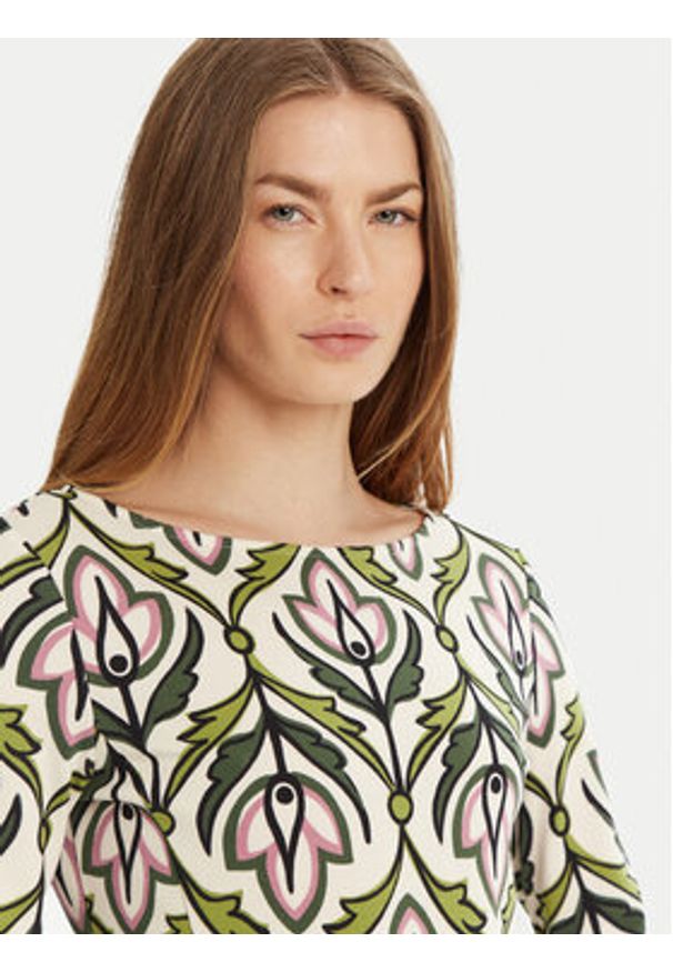Weekend Max Mara Sukienka codzienna Rampur 2515621031 Zielony Regular Fit. Okazja: na co dzień. Kolor: zielony. Materiał: bawełna. Typ sukienki: proste. Styl: casual