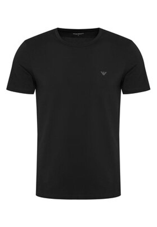 Emporio Armani Underwear Komplet t-shirtów EM000391 AF18881 MC005 Czarny Slim Fit. Kolor: czarny. Materiał: bawełna
