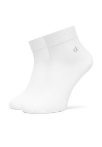 Calvin Klein Zestaw 3 par niskich skarpet męskich 701234209 Biały. Kolor: biały. Materiał: materiał, bawełna #4