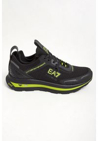 EA7 Emporio Armani - Sneakersy męskie EA7 EMPORIO ARMANI. Wysokość cholewki: za kostkę. Materiał: guma, materiał. Szerokość cholewki: normalna