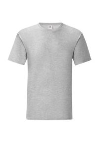 FRUIT OF THE LOOM - Koszulka Unisex Dla Dorosłych Iconic Heather. Kolor: szary