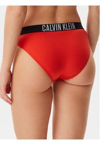 Calvin Klein Swimwear Dół od bikini KW0KW02856 Czerwony. Kolor: czerwony. Materiał: syntetyk #4