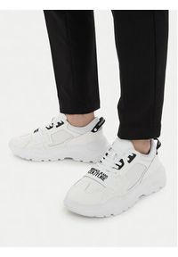 Versace Jeans Couture Sneakersy 79YA3SC4 ZSC55 003 Biały. Kolor: biały. Materiał: skóra #5