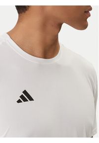 Adidas - adidas Koszulka techniczna Adizero Essentials IN1157 Biały Slim Fit. Kolor: biały. Materiał: syntetyk #5