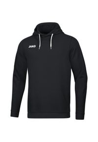 Bluza z kapturem Jako Base. Okazja: na co dzień. Typ kołnierza: kaptur. Kolor: czarny. Styl: casual, sportowy #1