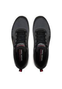 skechers - Skechers Sneakersy Track-Glendor 232699/BKRD Czarny. Kolor: czarny. Materiał: materiał