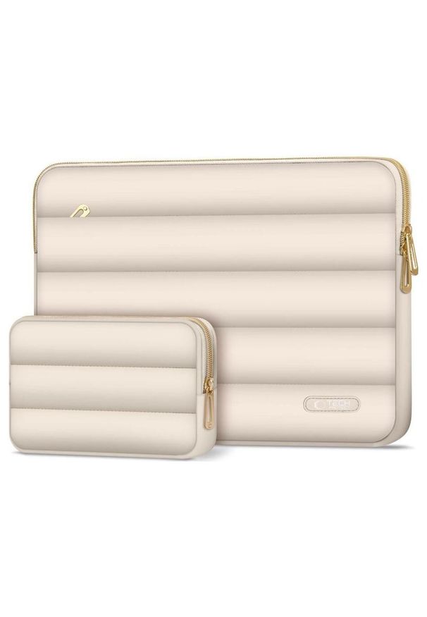 TECH-PROTECT - Wsuwka Tech-Protect Puffy 13''-14'' beżowy. Kolor: beżowy. Materiał: materiał. Styl: casual, elegancki