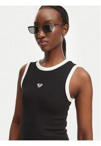 Roxy Sukienka codzienna Iconic Days ERJKD03547 Czarny Slim Fit. Okazja: na co dzień. Kolor: czarny. Materiał: bawełna. Typ sukienki: proste. Styl: casual #5