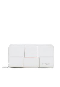 Desigual Portfel 25SAYP48 Biały. Kolor: biały. Materiał: materiał #1