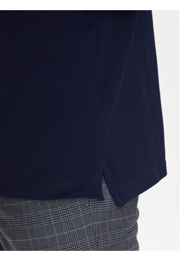 TOMMY HILFIGER - Tommy Hilfiger Polo 1985 MW0MW17770 Granatowy Regular Fit. Typ kołnierza: polo. Kolor: niebieski. Materiał: bawełna