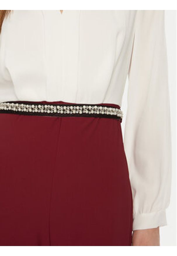 Rinascimento Kombinezon CFC0019768002 Bordowy Regular Fit. Kolor: czerwony. Materiał: syntetyk