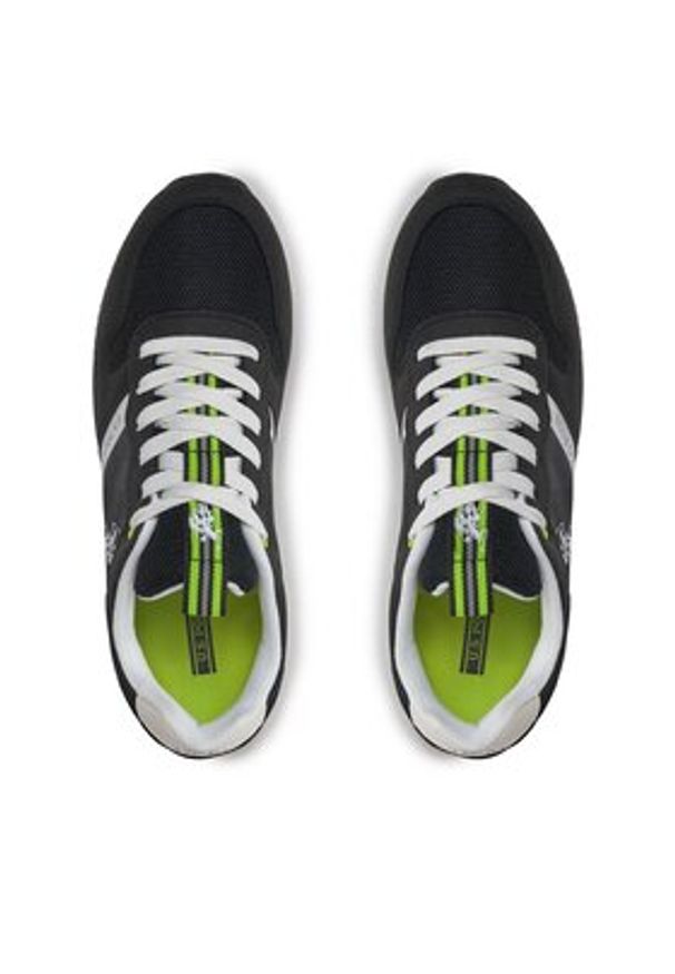 U.S. Polo Assn. Sneakersy Nobil NOBIL009 Czarny. Kolor: czarny. Materiał: materiał