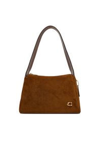 Coach Torebka Lola SB2 CDD06 Miedziany. Kolor: brązowy. Materiał: zamszowe, skórzane #4