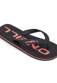ONeill Japonki O'Neill Profile Logo Sandals Jr 92800614106 czarne. Kolor: czarny. Wzór: nadruk. Sezon: lato