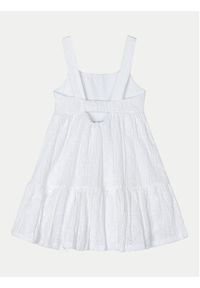 Mayoral Sukienka letnia 3950 Biały Regular Fit. Kolor: biały. Materiał: syntetyk. Sezon: lato #6