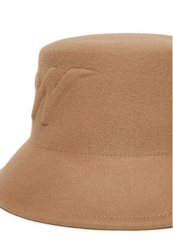Weekend Max Mara Kapelusz Yaqui 2525576075 Brązowy. Kolor: brązowy. Materiał: materiał, wełna