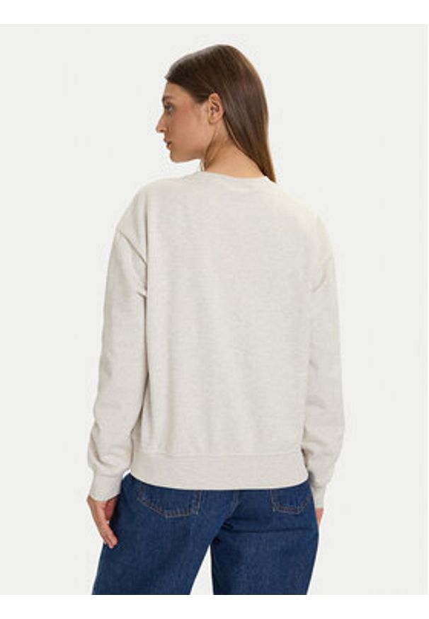 Calvin Klein Jeans Bluza Monologo LV047B234G Szary Relaxed Fit. Kolor: szary. Materiał: bawełna