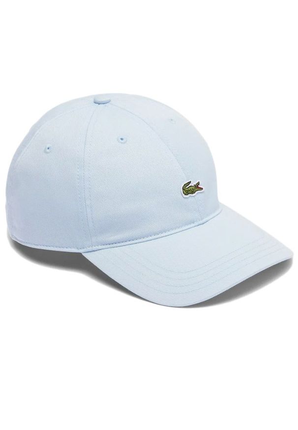 Czapka Lacoste Caps And Hats RK0491-001 - biała. Kolor: biały. Materiał: bawełna, tkanina. Sezon: lato. Styl: klasyczny, casual, street