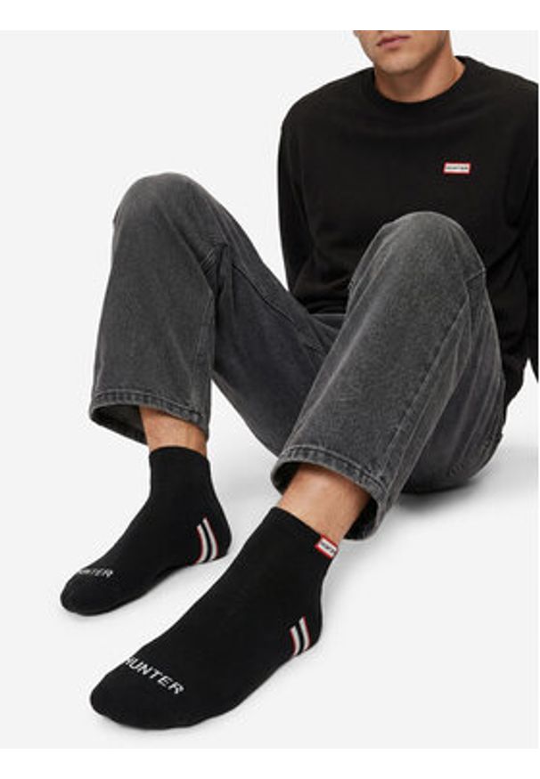 Hunter Skarpety długie AS_HUNTER_02S_SS25 (3-PACK) Czarny. Kolor: czarny. Materiał: bawełna
