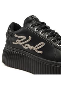 Karl Lagerfeld - KARL LAGERFELD Sneakersy KL42372G Czarny. Kolor: czarny. Materiał: skóra #6