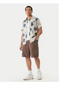 RVCA Koszula Resort AVYWT00520 Beżowy Relaxed Fit. Kolor: beżowy. Materiał: bawełna #2