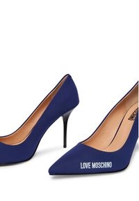 Love Moschino - LOVE MOSCHINO Szpilki JA10299G1OIM0750 Niebieski. Kolor: niebieski. Materiał: skóra. Obcas: na szpilce #6
