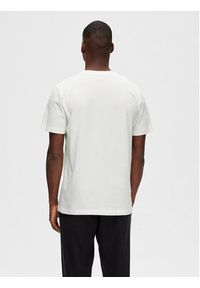 Selected Homme T-Shirt 16088656 Biały Regular Fit. Kolor: biały #4