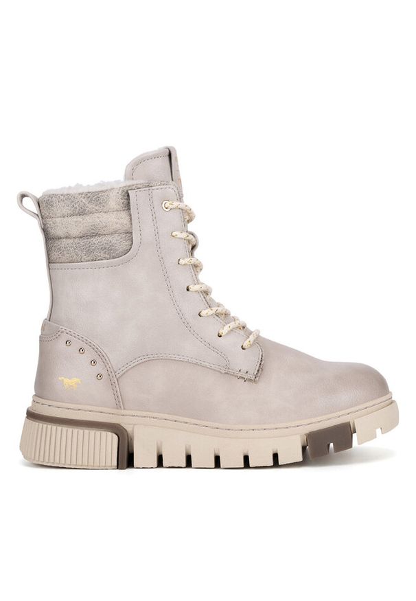 Trzewiki Mustang. Kolor: szary