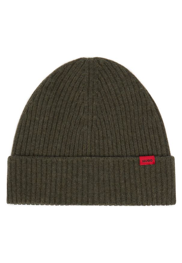 Hugo - Czapka HUGO. Kolor: zielony