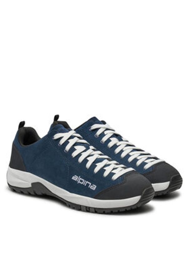 Alpina Trekkingi Diamond 636H-2 Granatowy. Kolor: niebieski. Materiał: skóra. Sport: turystyka piesza