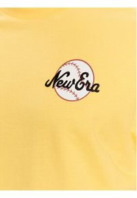 New Era T-Shirt Heritage Bear Graphic 60332232 Żółty Oversize. Kolor: żółty. Materiał: bawełna #3