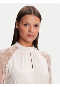 Vero Moda Bluzka Milla 10334620 Beżowy Loose Fit. Kolor: beżowy. Materiał: syntetyk #5