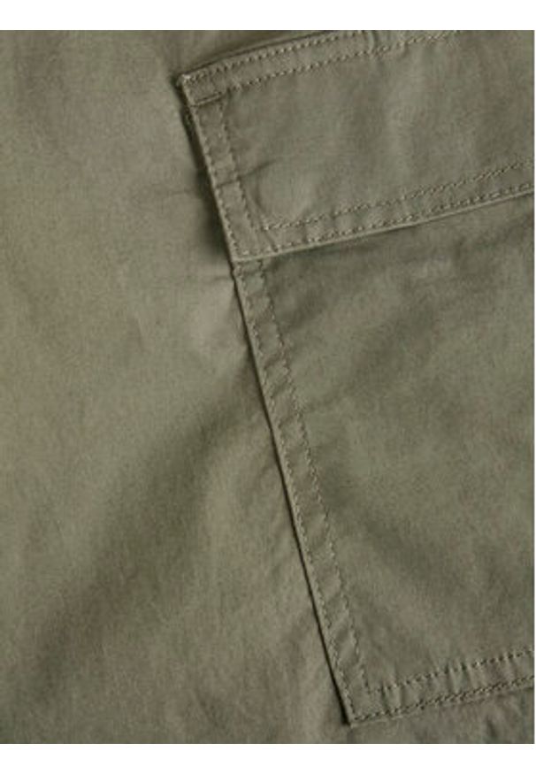 JJXX Spodnie capri Olga 12271698 Zielony Straight Fit. Kolor: zielony. Materiał: bawełna