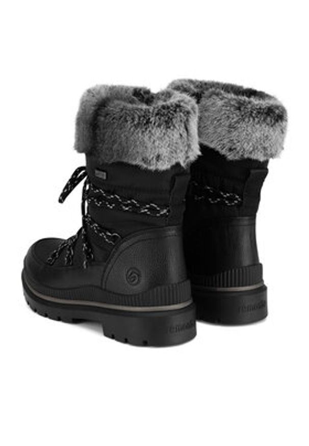 Remonte Botki D0C81-03 Czarny. Kolor: czarny. Materiał: skóra