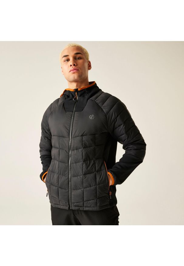 DARE 2B - Kurtka męska hybrydowa Torrek Flex It Dare 2b. Kolor: czarny. Materiał: tkanina, puch. Sport: turystyka piesza