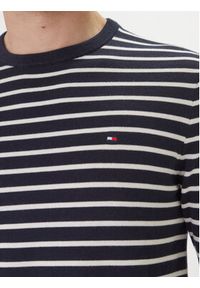 TOMMY HILFIGER - Tommy Hilfiger Sweter Essential MW0MW39999 Granatowy Regular Fit. Kolor: niebieski. Materiał: bawełna #5