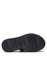 Calvin Klein Klapki Flatform Slide Lth HW0HW01943 Czarny. Kolor: czarny
