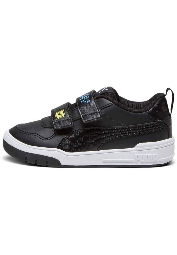 Buty Puma Multiflex SL Play V PS, Dzieci. Kolor: czarny. Materiał: skóra ekologiczna, materiał. Sport: turystyka piesza